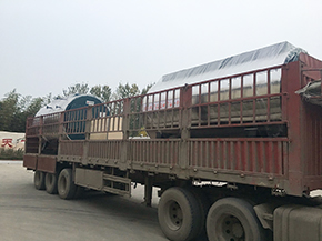 两台燃气锅炉发货图