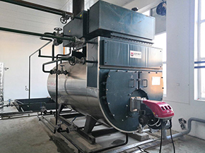 燃油燃气锅炉运行案例现场图