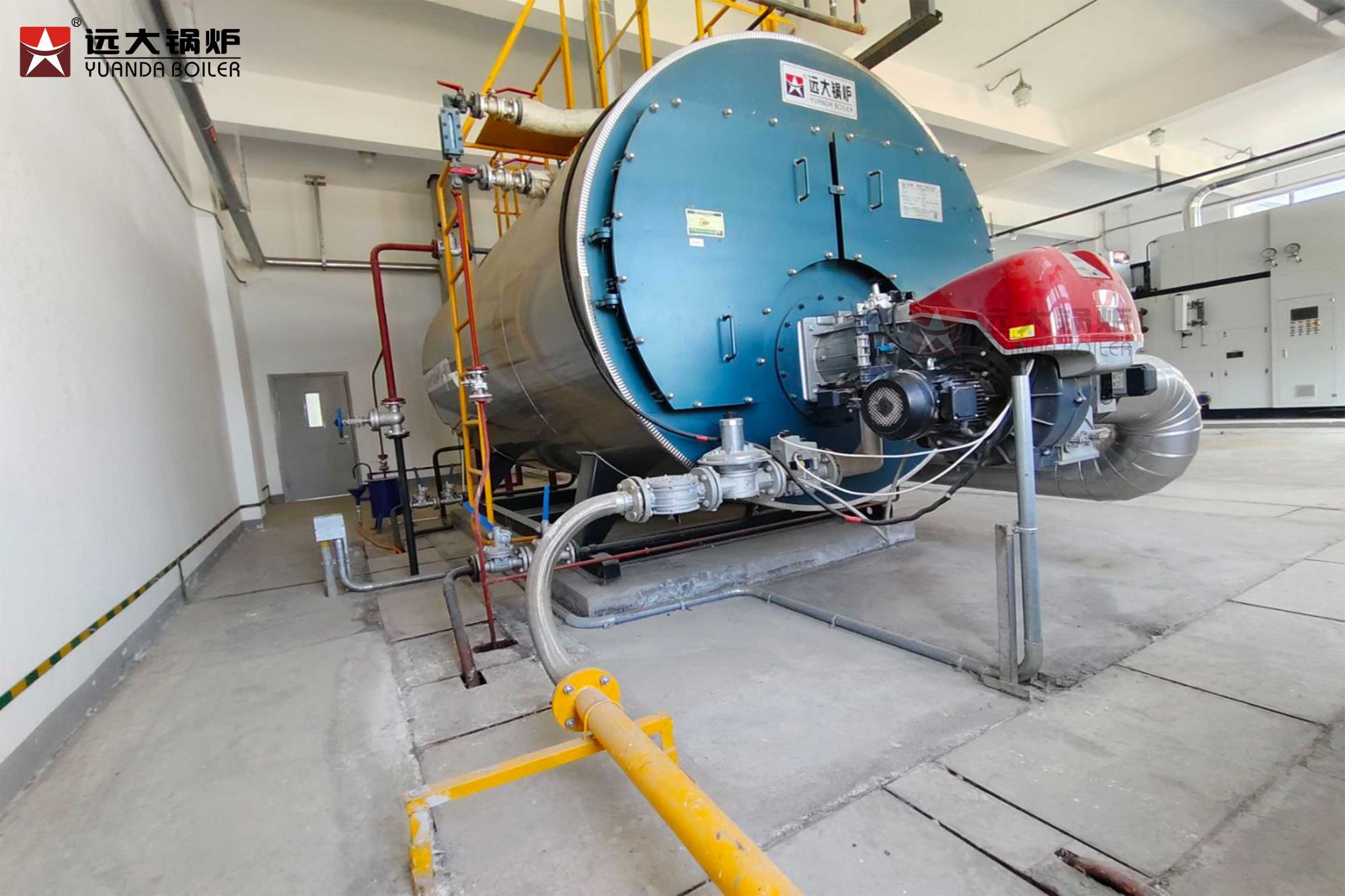 北京某制药企业亳州分公司 WNS4-1.25-Y（Q）低氮燃气蒸汽锅炉