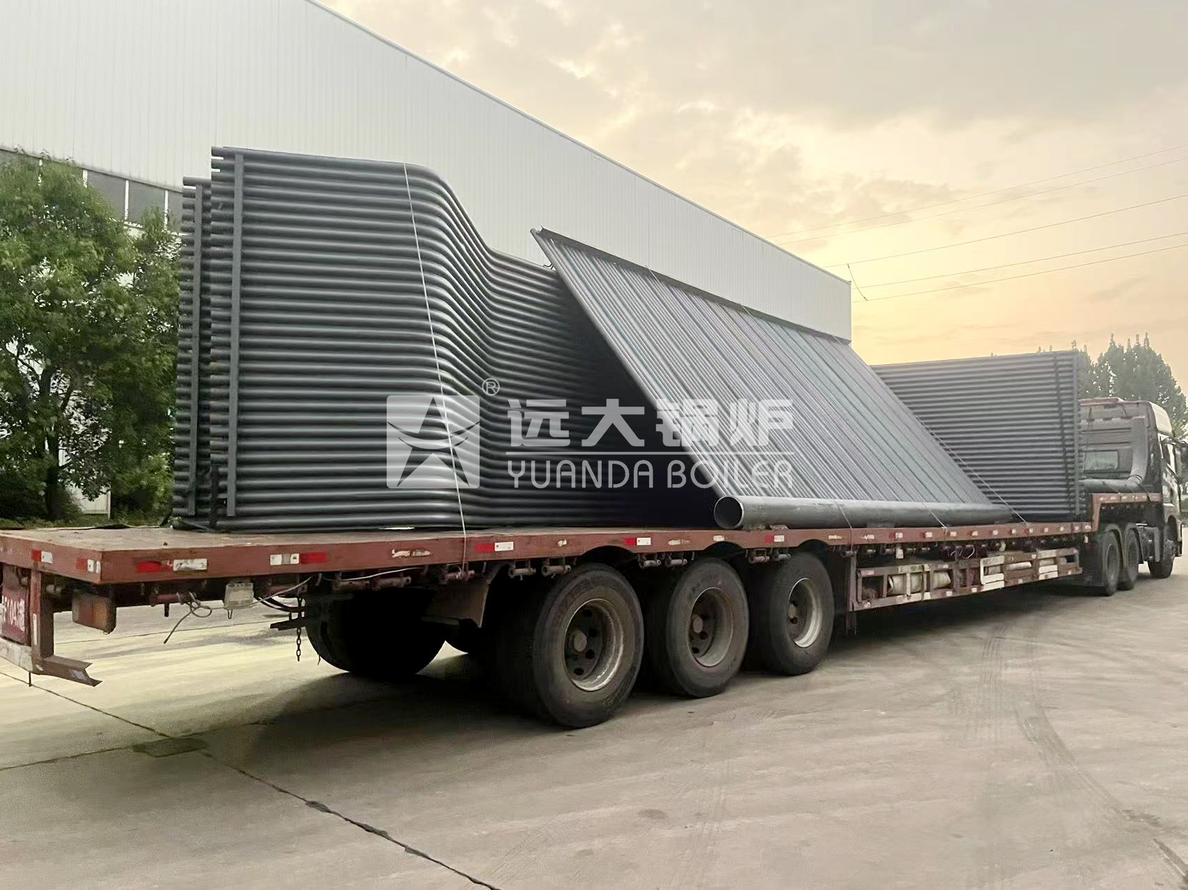 65吨角管锅炉炉膛水冷壁