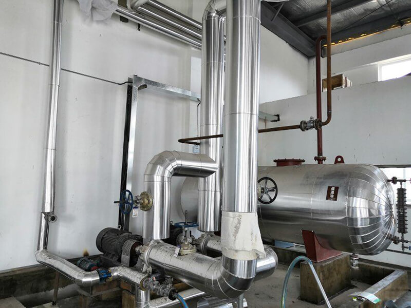 卧式燃气导热油锅炉系统图